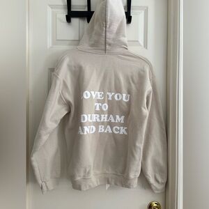 Gildan I Love You To Durham and Back Hoodie